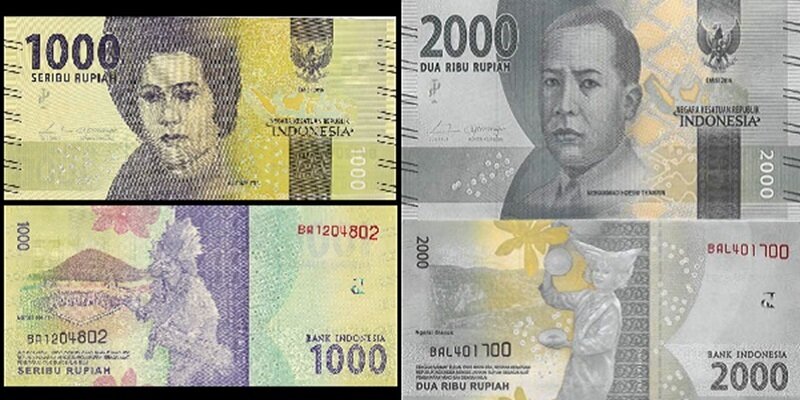 mệnh giá tiền Indonesia 1000Rp