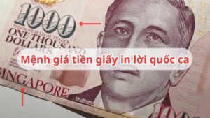 quốc gia nào có một mệnh giá tiền giấy in lời quốc ca